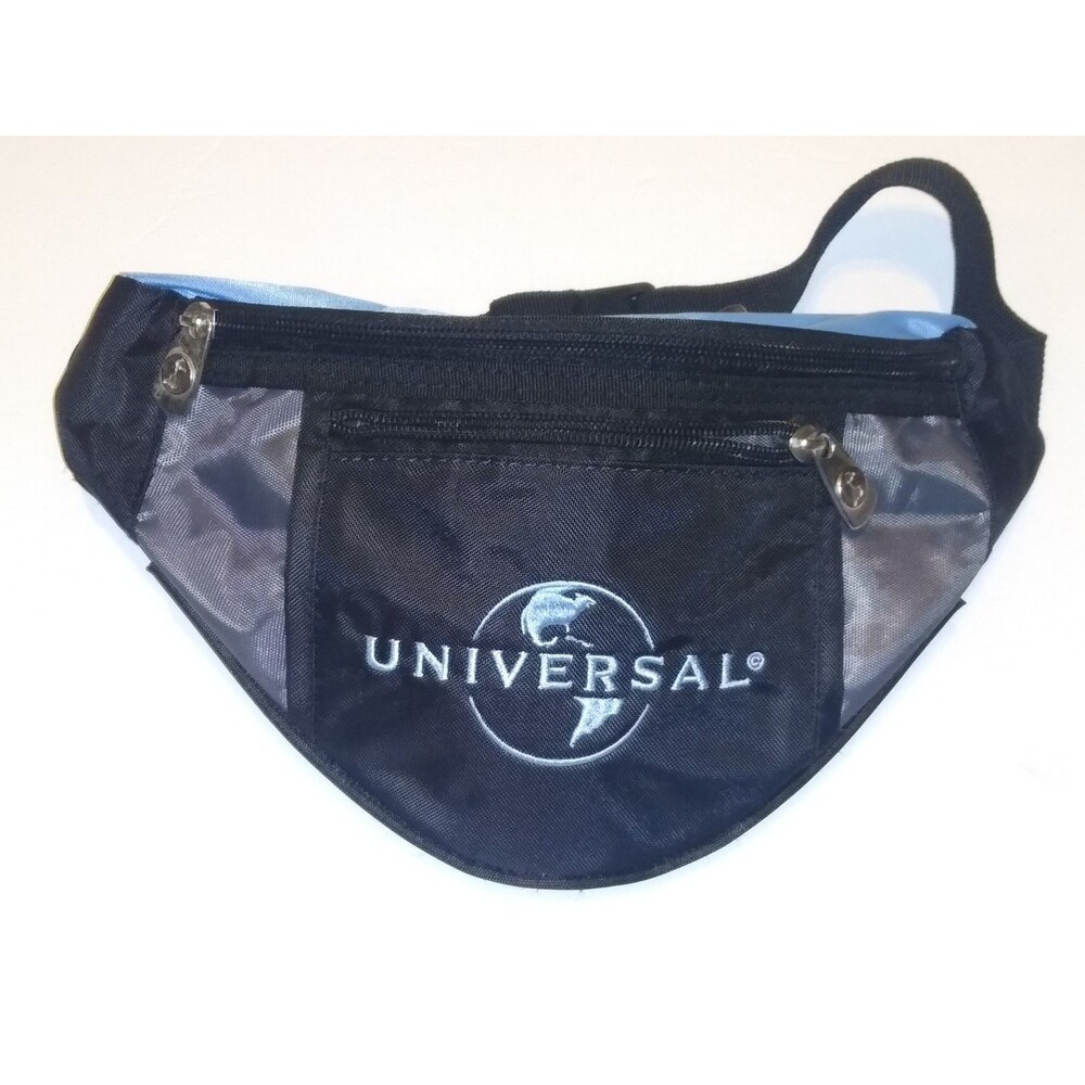 Vintage Universal Studios Fanny Pack  Adjustable/ Nylon/ 3 Zipper Pockets